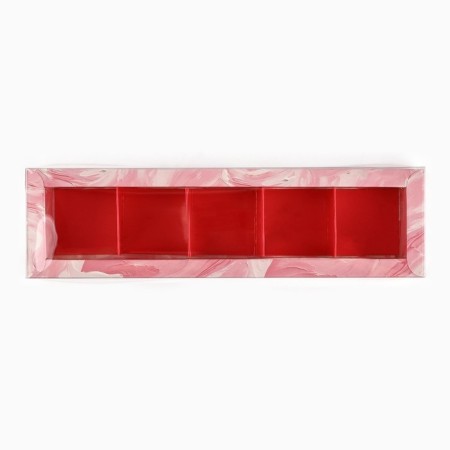 Box for 5 sweets with cells “Gift for you”, 6 x 23 x 3 cm-2
