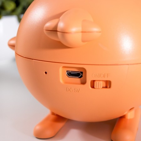 Table lamp "Bear Pilot" LED 3W USB battery orange 14.5x5x28 cm Risalux-12