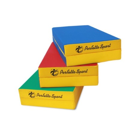 Matfetto Sport, 100 x 100 x 10 cm, folding, red/yellow