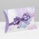 Folding box, pillow, "purple bow" 19 x 14 x 4 cm,
