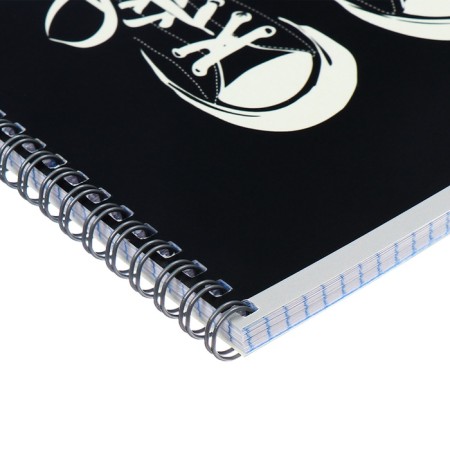Notebook 48l CL on the crest of male style on black, region charts, mat lamas, block offset mix-2