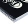 Notebook 48l CL on the crest of male style on black, region charts, mat lamas, block offset mix