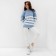 Jumper female minku: Casual Collection Ecrury/Blue, size 52