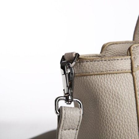 Bag Women's Tout with zipper, gray color-5