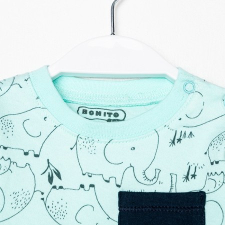 Nursery blouse, mint color, height 68 cm-1