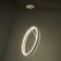 Salerno lamp "LED 60W 3000-6000K with a white-gold 50x50x100 cm
