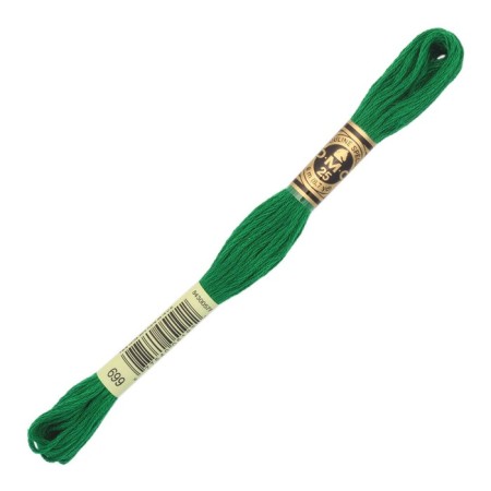 The threads of the DMC 117 (699), 12 pcs. packaged