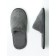 Slippers women closed nose, size 36-38, color graphite