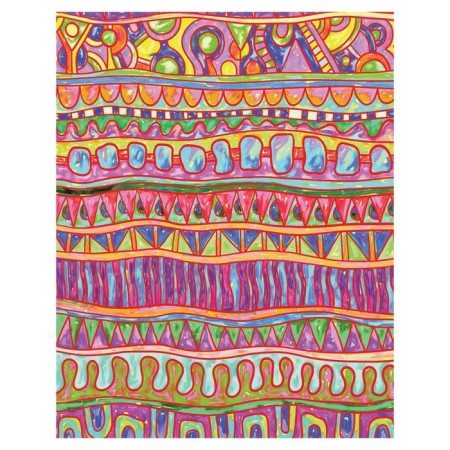 Pillow Roller "Striped fantasies, decorative, size 16x45 cm-1
