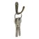 Hook furniture tundra TKO007, one -rod, bronze, 50 pcs