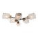 Ceiling chandelier Arte Lamp Chicago A1547PL-6BK, E14, 6x40 W, 68x68x16 cm, black