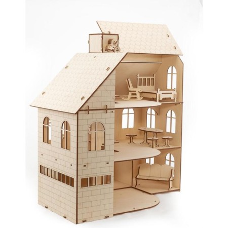 Pollutant Model 3D "Puppet House with an elevator"-11