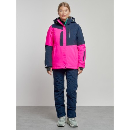 Ski costume female winter, size 42, pink color