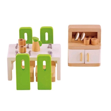 Furniture for the doll house "Dining room"-4