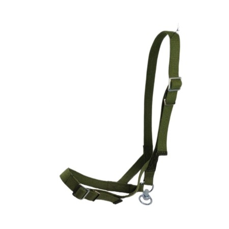 Drunger from tarpaulin, single, adjustable, with buckle, for cattle