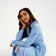 Women's dress Minaku: Casual Collection, Blue Color, Size 46