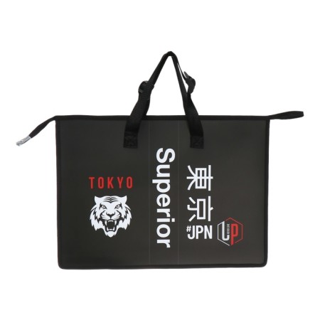 A3 folder with handles, plastic, lightning from above, Devente Superior, 467x338x100mm, inner pocket-2