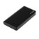 External battery Luazon PB-01, 7200 mAh, 2 USB, 1/2.1 A, flashlight, black