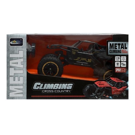 Jeep "All -terrain vehicle", radio control, smoke, metal elements, black-10