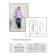 Female trousers, size 68, dark blue color