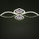 Causteen with PDU 1163/4WT LED 124W 3000-6000K Dimmer white 96x69x8 cm