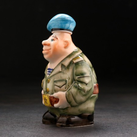 Porcelain Set: Snar "Dembel Airborne Forces", 0.5 l + 3 glasses, sleeve-7