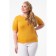 Female jumper, size 54, mustard color