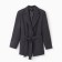 Women's jacket with a belt Mist Plus-Size, r.54, gray