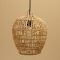 Ceiling Lamp from Rotan "Jonathan", 1 × 120 W, E27, 30 × 30 × 50 cm