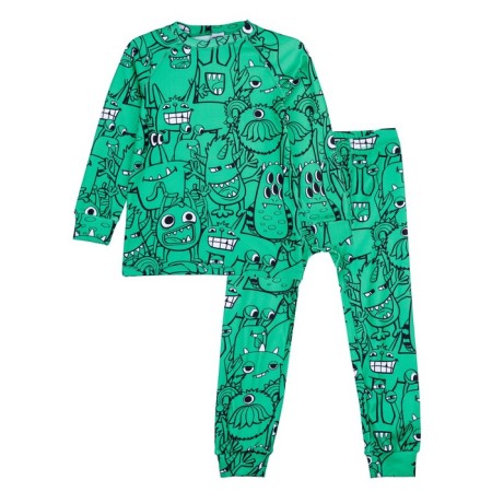 Thermal complex for a boy: trousers, sweatshirt, height 104 cm