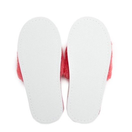 Women's slippers, red color, size 37-2