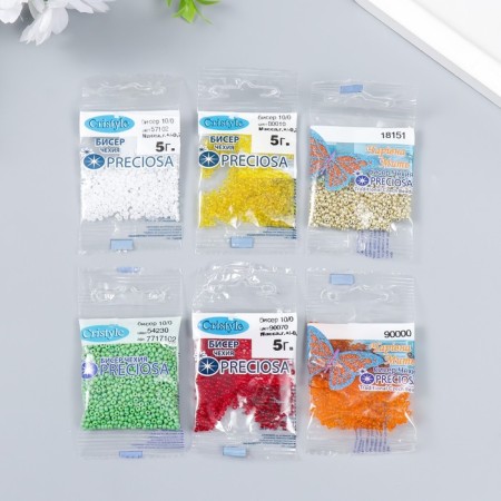 A set for weaving from beads (mononym, filament thread, beads needles, Czech Republic beads)-1