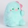 Soft toy "Monster", 20 cm, turquoise color