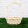 Wicker basket, willow, round