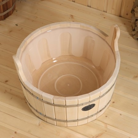 Gang of linden, 15 liters, round, plastic insert, "Dobroparov"-7