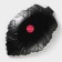 Dice dish of the Golden Leaf, 26.5 × 18 × 3.5 cm, black color