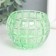Glass "Bogok" D-4.5 cm green 7.5x7.5x6 cm