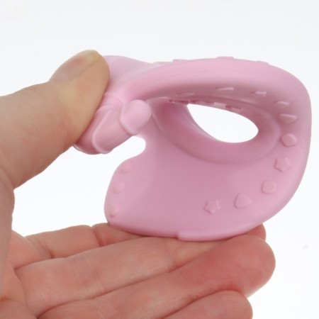 A set of silicone teeters "berry", with a rattle, 4 pcs., In the case, crumb I-15