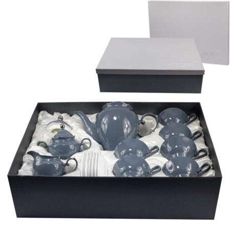 Tea Service Lenardi Gray, 17 items