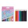 Cauligrata color color pencils "Princess", mini in a cardboard box, a triangular, wooden building