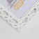 Photo frame 10x15 cm plastic L-7 white (plastic screen)