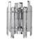 Lamp wall crystal Feeriya 2xe14 40w, size 20x11.7x27 cm, color chromium