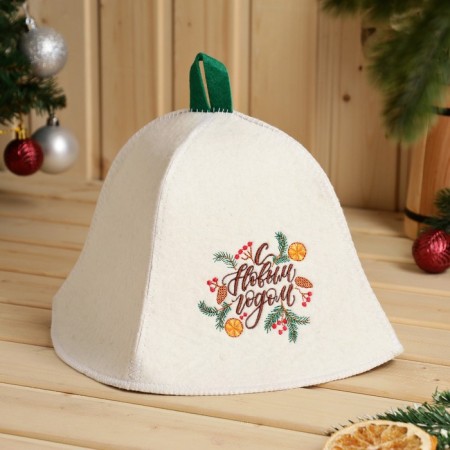 Happy New Year hat, felt