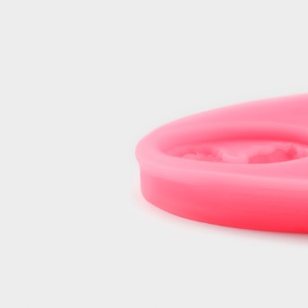 Mold Dolyana "Frame and Portrait", silicone, 8.5 × 4.5 cm, pink color-4