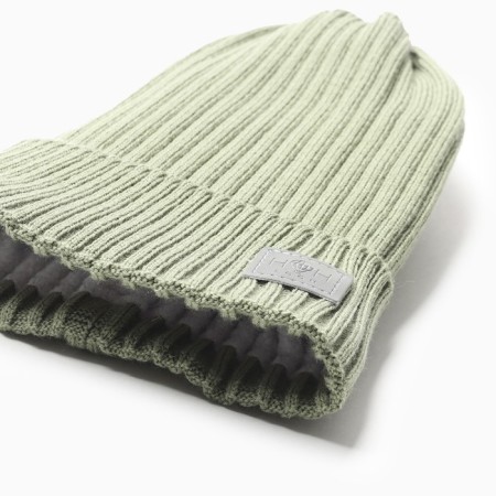 Kit for children (hat, snood), khaki color, size 48-52-1