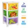 Baby chest of drawers "Friendly animals", 3 sections