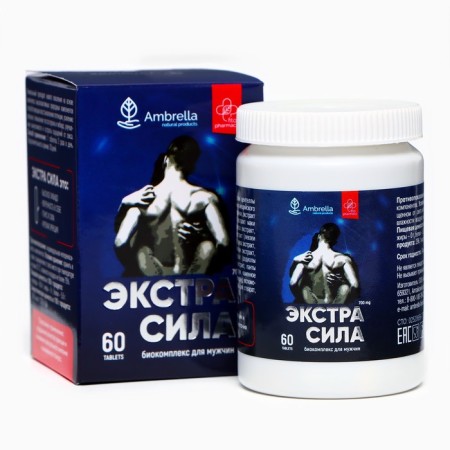 Biocompuls of male extra force, 60 tablets