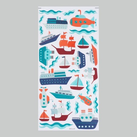 Interior color sticker "Sea transport" 30x60 cm-3