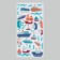 Interior color sticker "Sea transport" 30x60 cm
