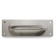 Door handle, stainless steel color, 200x65 mm